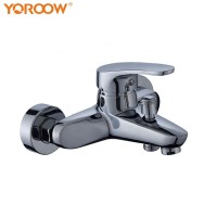 Yoroow cheap bathroom butb tap rainfall In-Wall zinc bath and shower faucet