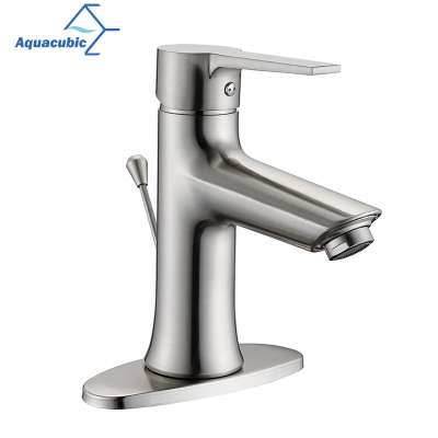 Aquacubic Hot Sale UPC Certified Single Handle Bathroom Basin Faucet